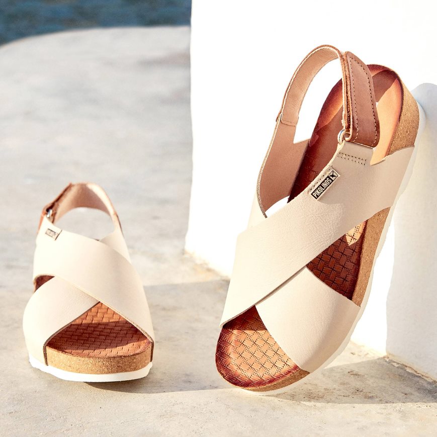 Women's Pikolinos MAHON Sandals Beige | NZ KQ59783